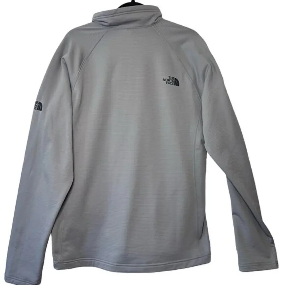 The North Face Men's Mountain Peaks Quarter Zip Fleece‎ Gray Size Large
